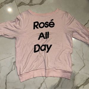Gently worn Wildfox Rose All Day sweater